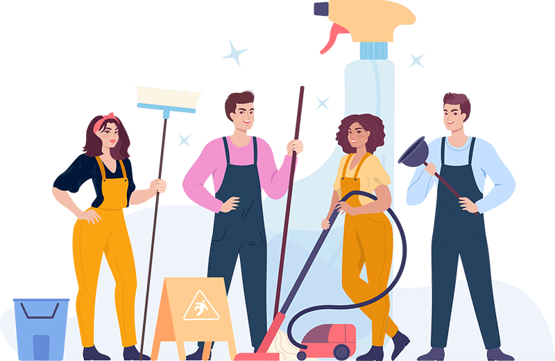 Cleaning staff